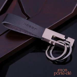 Porte-clé en cuir Temps Modernes