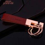 Porte-clé cuir élégant pour un style moderne