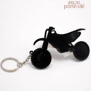 Porte-clé moto, design inspiré de la Cross CR-F, pratique et stylé