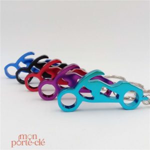 Porte-clé décapsuleur en aluminium - La Moto