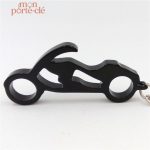 Porte-clé moto en aluminium, accessoire innovant