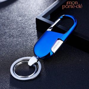 Mousqueton en acier pour porte-clé élégant