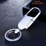 Porte-clé design masculin avec mousqueton
