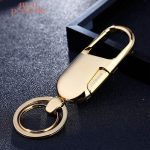 Accessoire pratique : porte-clé en acier étincelant