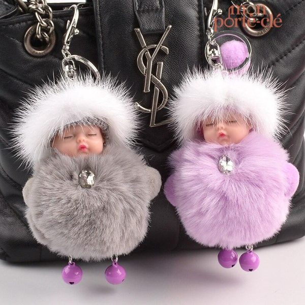 Porte-Clé Pompon facile à accrocher