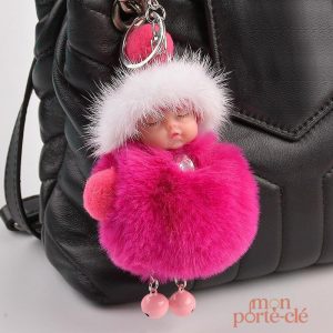 Porte-Clé Pompon coloré pour un style original
