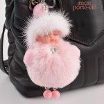 Porte-Clé Pompon avec design créatif