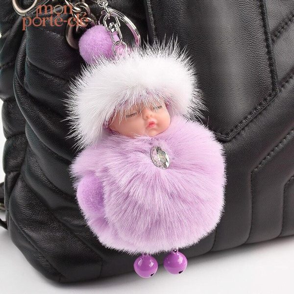 Porte-Clé Pompon idéal pour les cadeaux