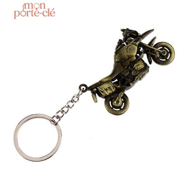 Porte-clé moto Le Motard Baroudeur en design robuste