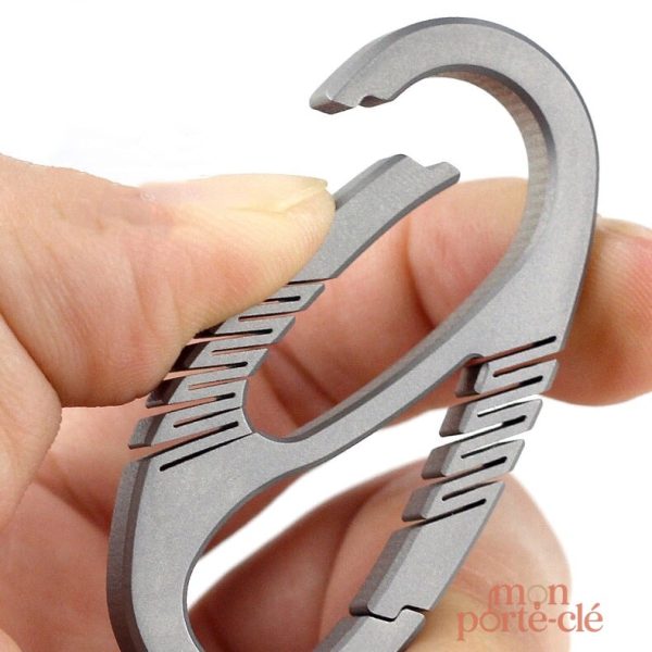 Porte-Clé en Titane résistant et léger