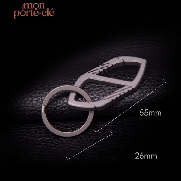 Porte-Clé pratique en titane pour les hommes