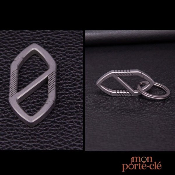 Porte-Clé léger en titane pour un usage quotidien
