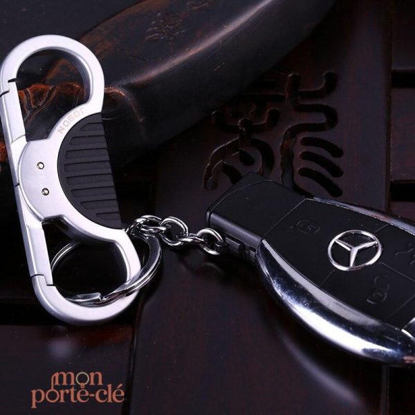 Porte-clé élégant en métal