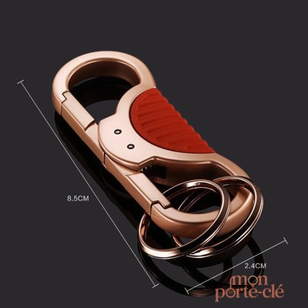 Porte-clé homme avec accroche facile