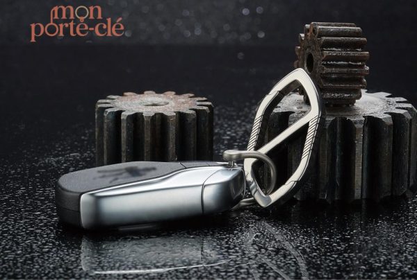 Porte-clé Losange en métal léger