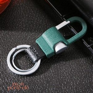 Porte-clé en cuir Greenwich élégant et pratique