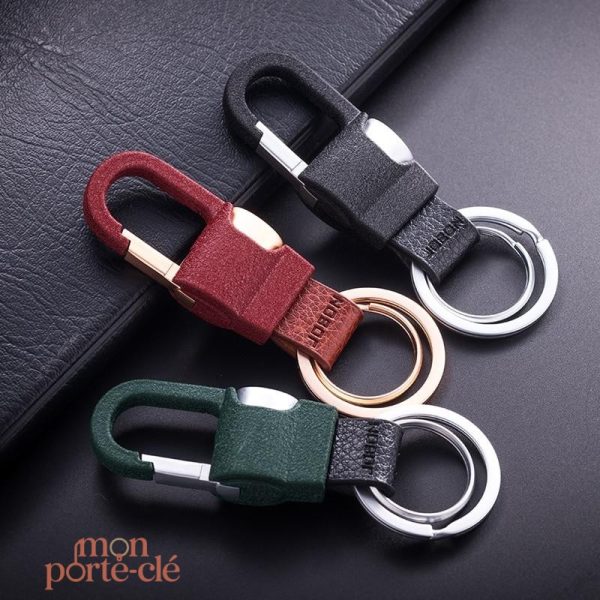 Porte-clé Greenwich, un accessoire en cuir raffiné