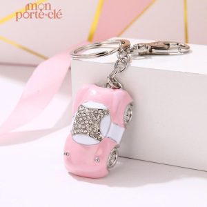 Porte-clé voiture femme élégant et pratique