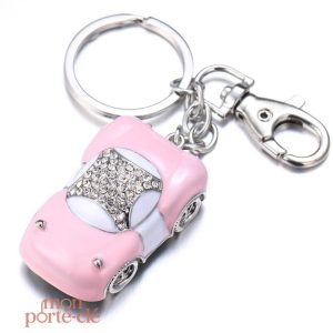 Porte-clé design pour voiture, accessoire féminin
