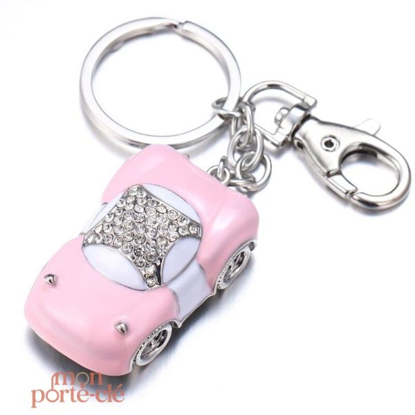 Porte-clé design pour voiture, accessoire féminin