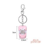 Porte-clé voiture stylé pour femme, pratique et esthétique