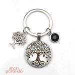 Porte-clé en métal Arbre de Vie