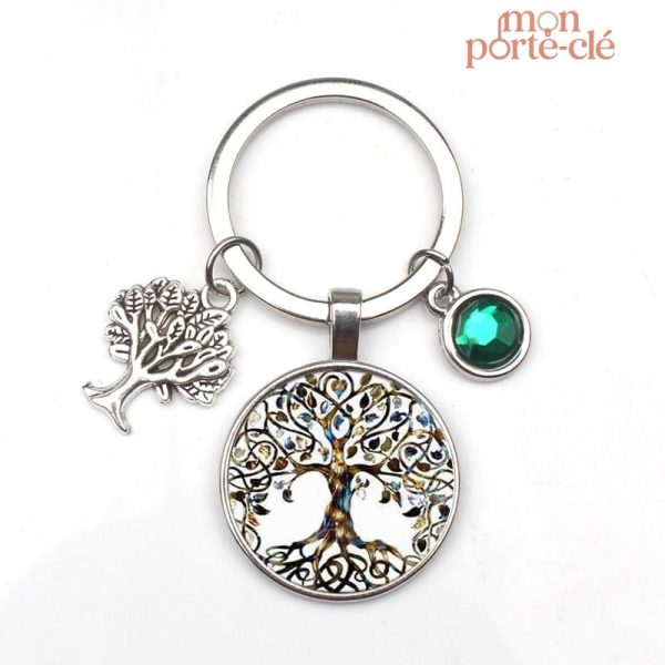 Porte-clé design Celte en forme d'arbre