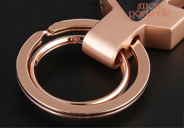 Porte-Clé en acier, lumière LED pour plus de visibilité