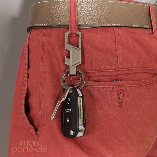 Porte-Clé LED en acier, idéal pour un usage quotidien
