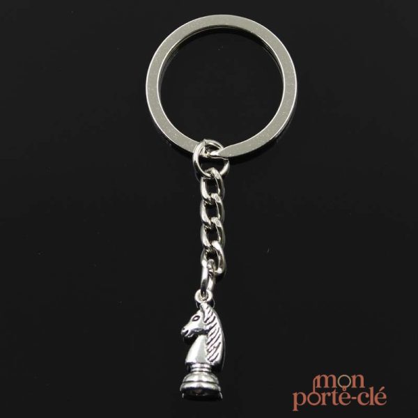 Porte-clé échecs original en métal