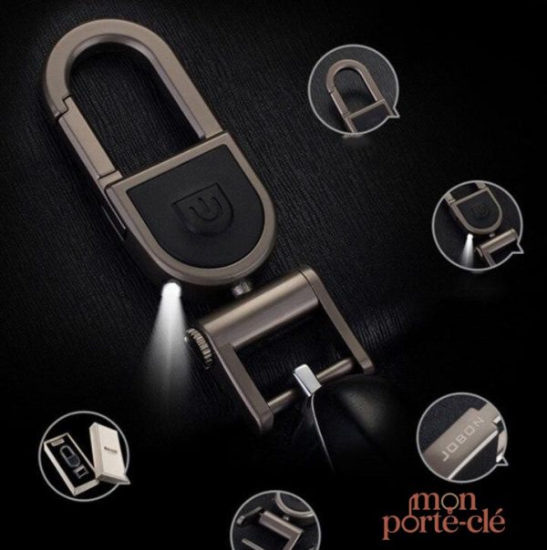 Porte-clé homme, allié du quotidien en acier
