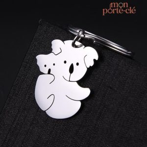 Porte-clé koala câlin en peluche douce et adorable