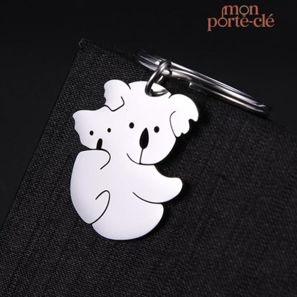 Porte-clé koala câlin en peluche douce et adorable