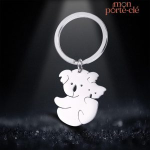 Porte-clé en forme de koala, parfait pour les collectionneurs