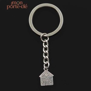 Porte-clé Maison La Petite Maison en bois décoratif