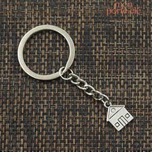 Porte-clé en forme de maison pour clé de foyer