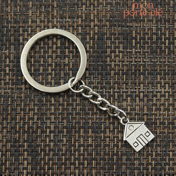 Porte-clé en forme de maison pour clé de foyer