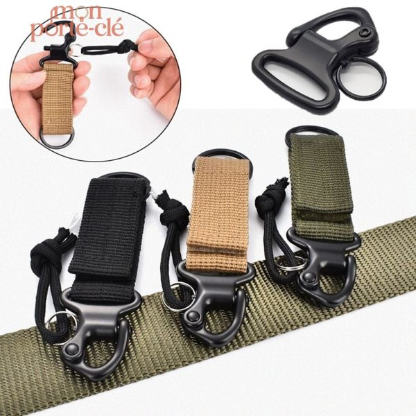 Porte-Clé style militaire robuste