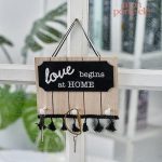 Porte-clé mural décoratif pour une entrée accueillante