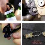 Accessoire polyvalent : porte-clé en acier inoxydable