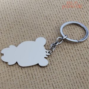 Porte-clé en forme de Panda, tendance et ludique