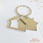 Porte-clé original en forme de maison pour clés