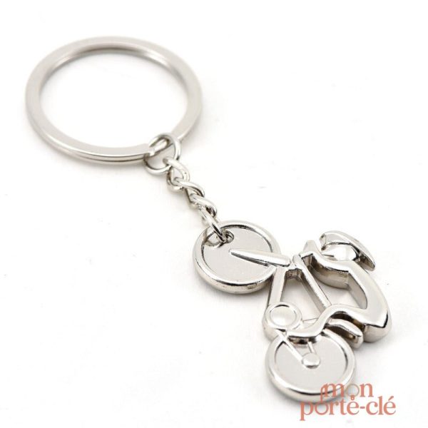 Porte-clé original en forme de vélo coloré