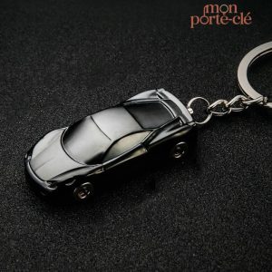 Porte-clé voiture luxueux et élégant