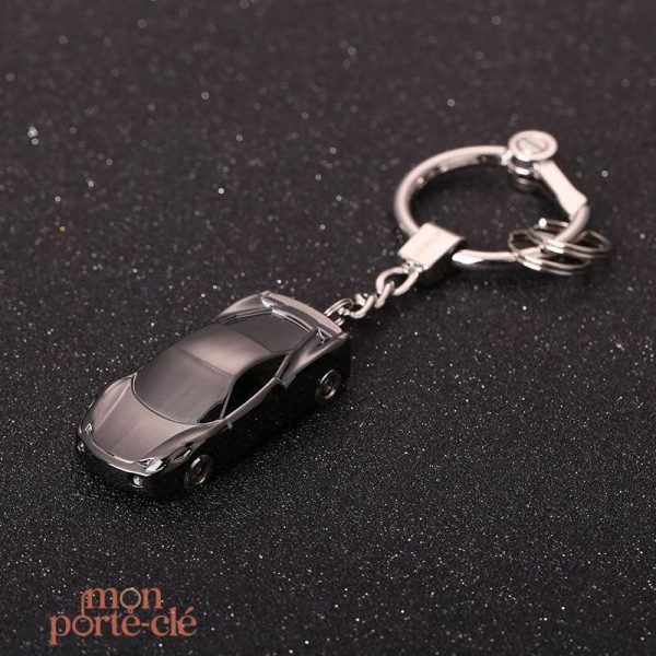 Porte-clé voiture premium en cuir
