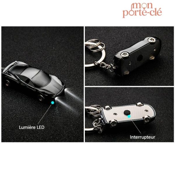 Porte-clé voiture sophistiqué et moderne