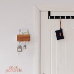 Support mural pour clés et courrier à accrocher