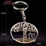 Accessoire porte-clé Arbre de Vie symbolique
