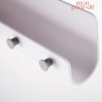 Porte-clé mural en bois avec lettres personnalisables