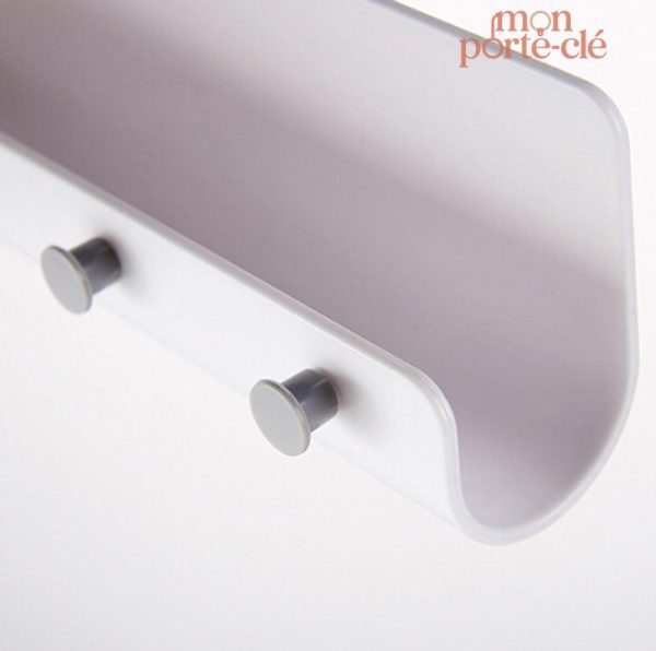 Porte-clé mural en bois avec lettres personnalisables